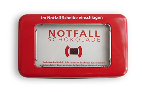 Notfallschokolade in Blechdose, 2er Pack (2 x 30 g) von Liebeskummerpillen von Unbekannt