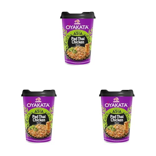 OYAKATA Padthai Geschmack Instant Nudeln Wok Style Japanischer Art Schnelle Zubereitung Ramen 93g (Packung mit 3) von Unbekannt