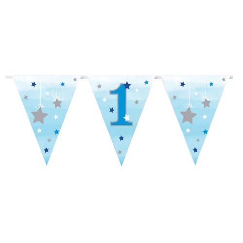 Creative Party M300 Little Star blaues Papier-Wimpelbanner, 1 Stück von Anniversary House