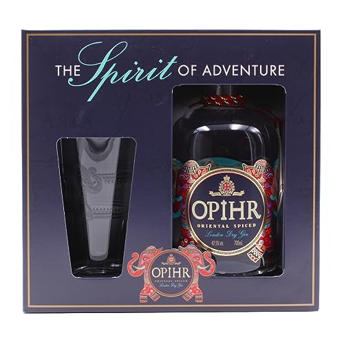 Opihr Oriental Spiced London Dry Gin 0,7L (42,5% Vol.) avec coffret cadeau et verre von Unbekannt