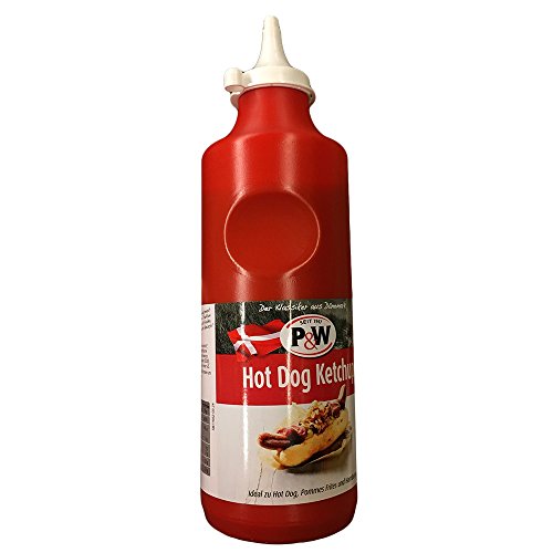 P&W Dänischer Hot Dog Ketchup (900g Flasche) von Unbekannt