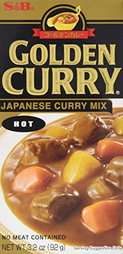 S & B Würzpaste golden Curry scharf, 12er Pack (12 x 92 g) von WaNaHong