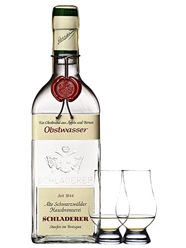 Schladerer Obstwasser aus Äpfel und Birnen - Deutschland + 2 Glencairn Gläser von Unbekannt