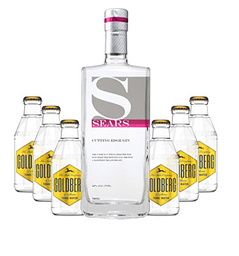 Sears - Cutting Edge Gin-Set 44% - 0,7l inkl. 6xGoldberg Tonic und Pfand von Unbekannt