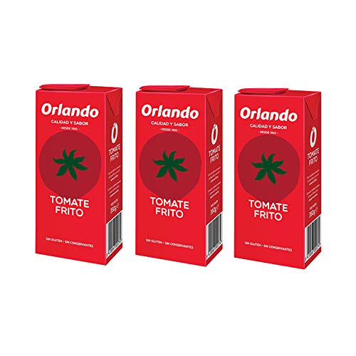 Tomate Frito Gebratene Tomaten Orlando 350 gr. (Packung mit 3) von ORLANDO