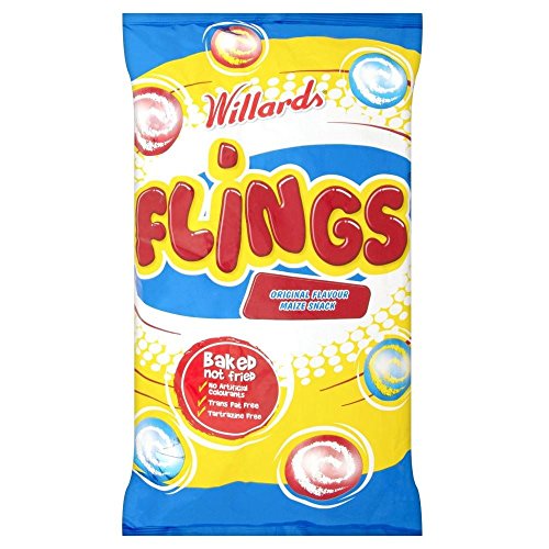 Willards Flings Mais Snacks (150 g) - Packung mit 2 von Willards