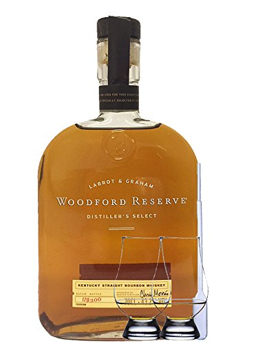 Woodford Reserve Distillers Select USA 0,7 Liter + 2 Glencairn Gläser + Einwegpipette 1 Stück von Unbekannt