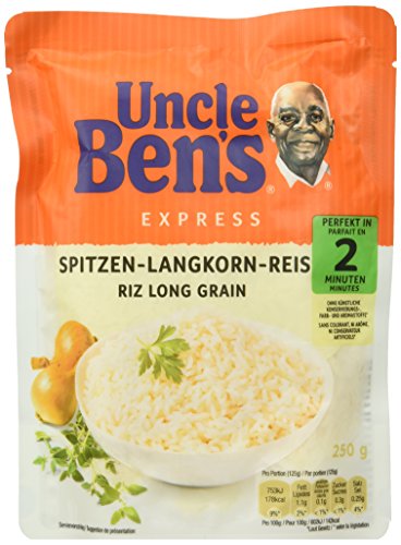 Uncle Ben's Express-Reis Spitzen-Langkorn-Reis, 6er Pack (6x 250g) von Uncle Ben's