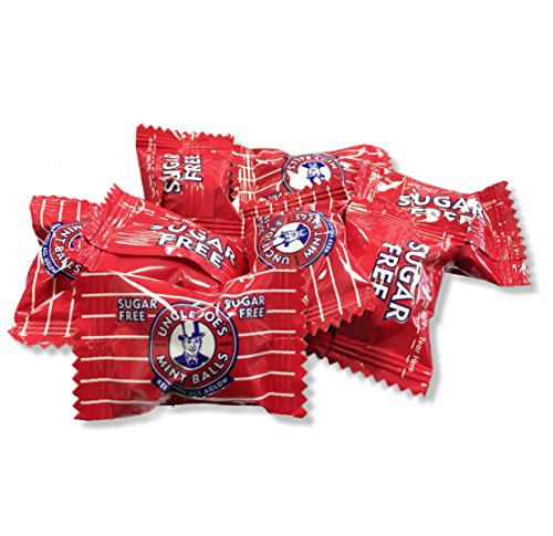 Zuckerfreie Onkel Joe's Mint Balls Retro Sweet Shop traditionell altmodisch 500 g von Uncle Joe's