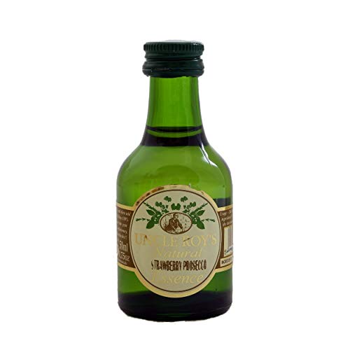 Natural Strawberry & Prosecco Essence 1000ml Super Strength von Uncle Roy's