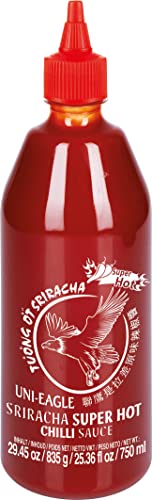 Uni-Eagle Chili Sauce Sriracha sehr scharf – Hot Sauce mit Chilies und Knoblauch – 1 x 835 g von Uni-Eagle