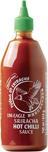 Uni-Eagle Chili Sauce Sriracha scharf – Hot Sauce mit Chilies & Knoblauch ohne Geschmacksverstärker – 1 x 815 g von Uni-Eagle