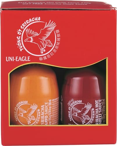 Uni-Eagle Set Sriracha Chilisauce + Mayo Chili Creme Sauce | 210ml + 200ml von Uni-Eagle