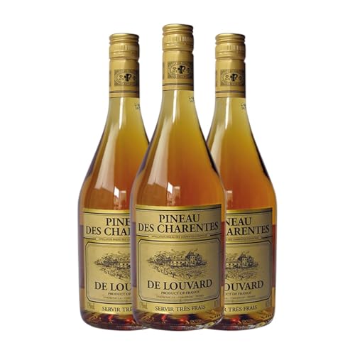 Cognac Unicognac Louvard Blanc Pineau des Charentes 75 cl (Karton mit 3 Flaschen von 75 cl) von Unicognac