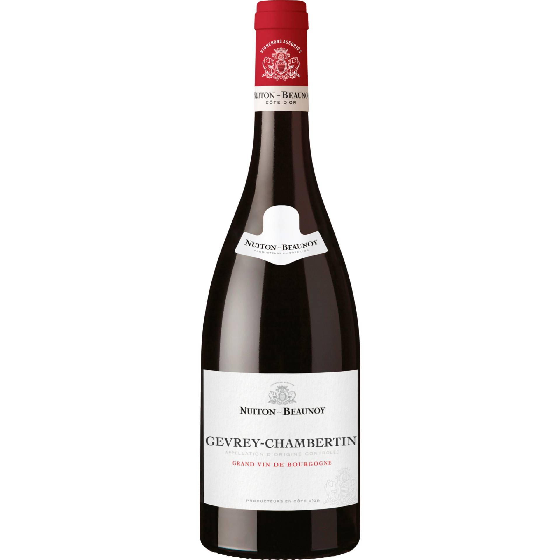 Nuiton-Beaunoy Gevrey-Chambertin, Gevrey-Chambertin AOP, Burgund, 2020, Rotwein von Union des Vignerons Associés des Monts de Bourgogne, 95 route de Pommard, F21200 Beaune