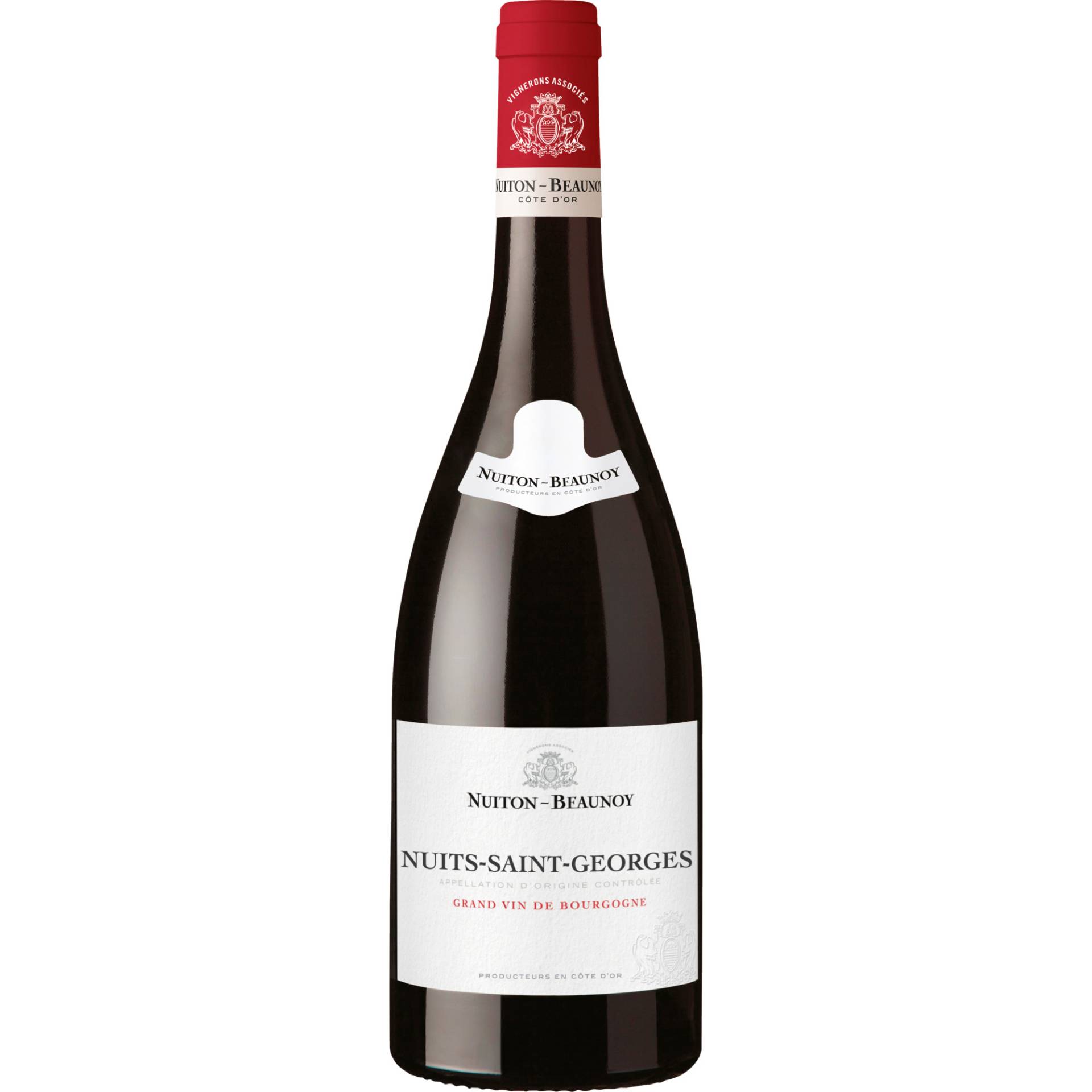 Nuiton-Beaunoy Nuits-Saint-George, Nuits-Saint-Georges AOP, Burgund, 2020, Rotwein von Union des Vignerons Associés des Monts de Bourgogne, 95 route de Pommard, F21200 Beaune