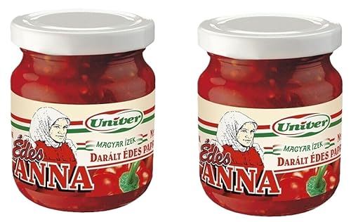 Paprikapaste mild Edes Anna SPARPAKET Paprika Gewürzcreme Univer aus Ungarn (400g / 2x200g) von Univer