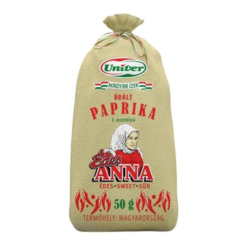 Univer Edes Anna Paprika Pulver 50g - Ungarisches Süßes Gewürz, Geschenkidee von Univer