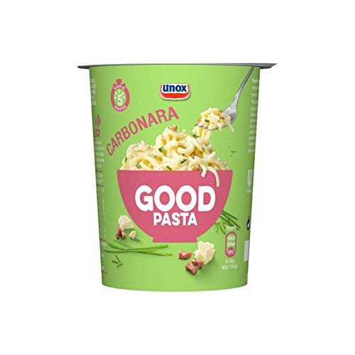 Instant Carbonara Nudeln | Unox | Gute Pasta Carbonara | Gesamtgewicht 71 Gramm von Unox