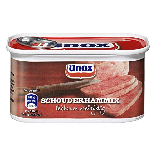 Unox Blik Schouderhammix Eingemachte Schulterschinkenmischung 200G von Unox