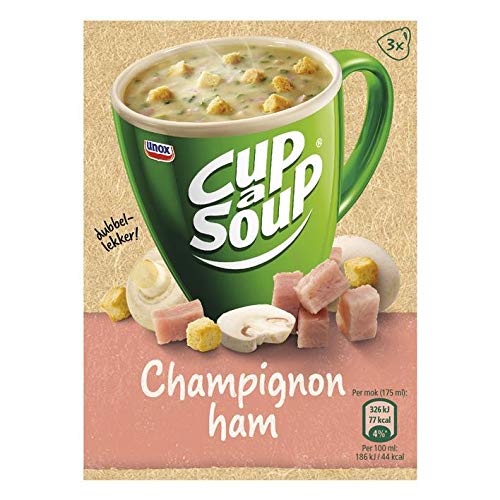 Unox Cup-a-Soup Champignon Schinkenpilz, 3 Stück von Unox