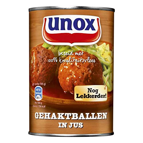 Unox Gehaktballetjes in Jus Fleischbällchen in Soße 400G von Unox