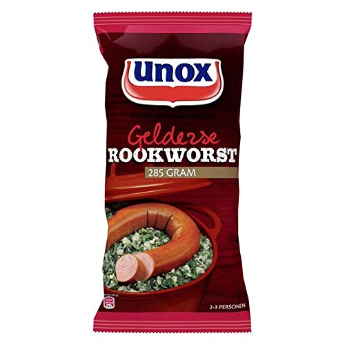 Unox Gelderse Rookworst Räucherwurst, 285 g von Unox