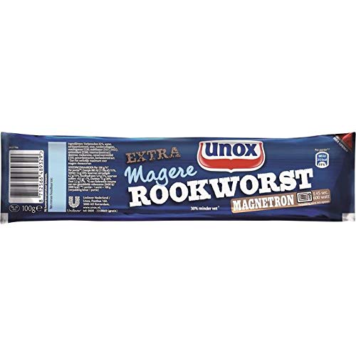 Unox Magere Rookworst Magnetron Räucherwurst, 100 g von Unox