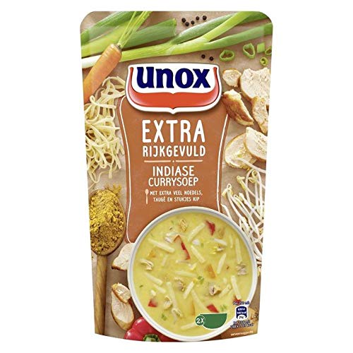 Unox Suppe im Beutel der indischen Currysuppe 570G von Unox