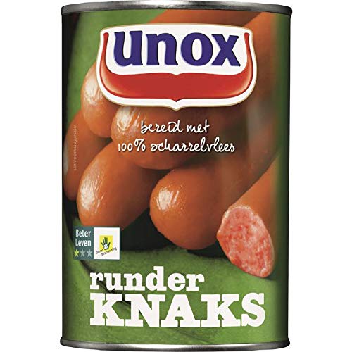 Unox Worst Knaks Rund Wurst Knaks Rindfleisch 400G von Unox