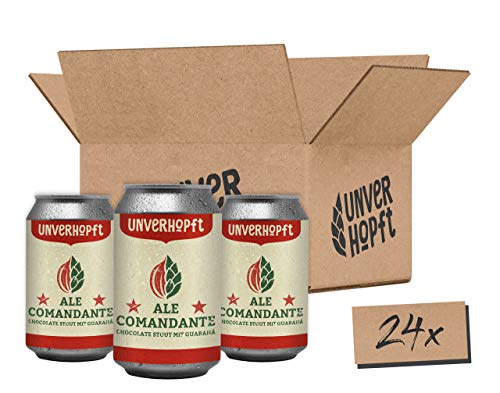 Unverhopft Ale Comandante Chocolate Stout (24 x 330 ml) von Unverhopft