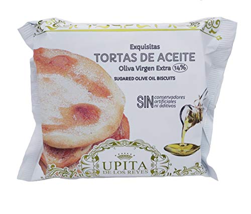 Upita de los Reyes Torta de Aceite, traditionelles Anisgebäck aus Andalusien, 180g, ideal für Kaffee von Upita de los Reyes