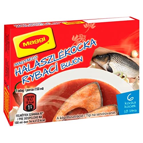 Ungarische Fischbrühe Würfel (Halaszle Kocka) 6x10g von Urban Merchants