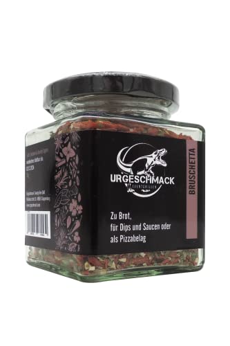 Urgeschmack Eventgrillen Bruschetta Gewürz ( Ideal zu Brot für Dips und Marinaden ) (Tomaten) von Urgeschmack Eventgrillen