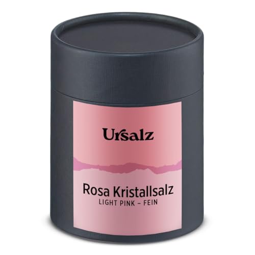 Kristallsalz Light Pink 400g von Ursalz eignet sich besonders gut für Suppen und Eintöpfe, Gegrillte, gebratene Speisen, Würzen und Konservieren von Ursalz