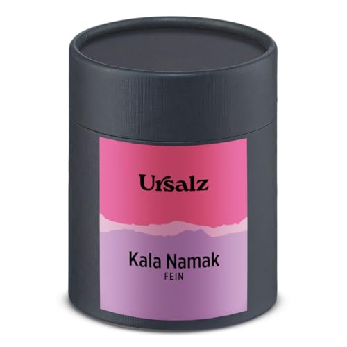 Feines Kala Namak Salz 400g von Ursalz für Vegane Gerichte. Verwenden Sie Kala Namak Salz, um veganen Gerichten wie Tofu-Rührei oder Kichererbsen-Omeletts zuzubereiten von Ursalz