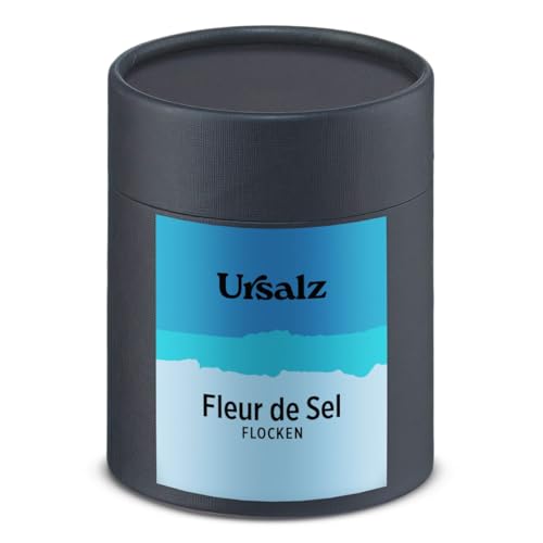 Flor de Sal Flocken 300g von Ursalz eignet sich besonders gut für, Nachwürzen von gegrilltem Fleisch und Fisch Garnieren von Ofengemüse abschmecken und Eintöpfen oder Karamell-Eis von Ursalz