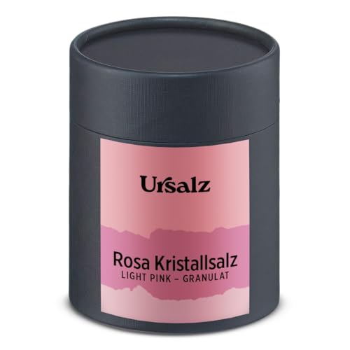 Kristallsalz Light Pink Granulat 400g von Ursalz eignet sich besonders gut für Suppen und Eintöpfe Gegrillte, gebratene Speisen, Würzen und Konservieren von Ursalz