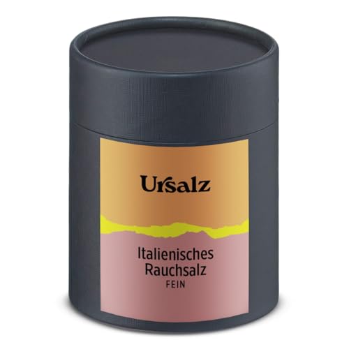 Italienisches Rauchsalz 300g von Ursalz eignet sich besonders gut für Pasta und Risotto, Fisch und Meeresfrüchte, Focaccia und Bruschetta, Salate und Antipasti von Ursalz