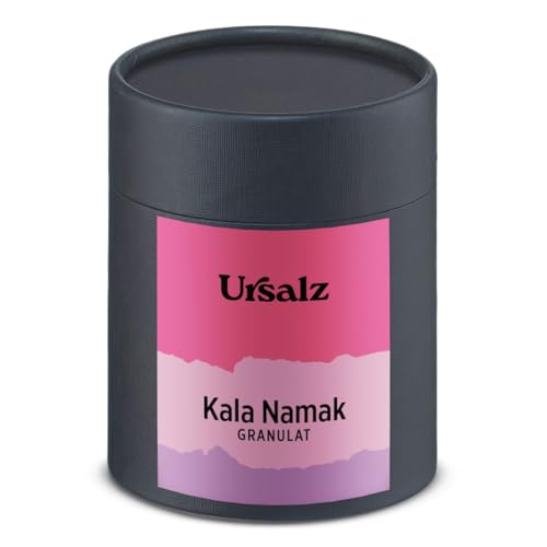 Kala Namak Granulat 300g von Ursalz eignet sich besonders gut für Vegane Gerichte, Chutneys, Tofu, Raitas und Obstsalate von Ursalz