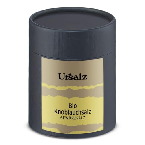 Knoblauchsalz 300g eignet sich besonders gut für, Salate und Dressings, Marinaden und Rubs, Eierspeisen, Brot und Butter von Ursalz