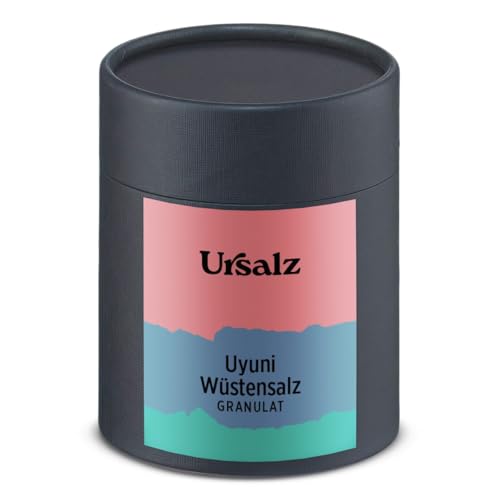 Uyuni Wüstensalz Granulat 300g von Ursalz eignet sich besonders gut für Fisch und Meeresfrüchte, Salate und Gemüse von Ursalz