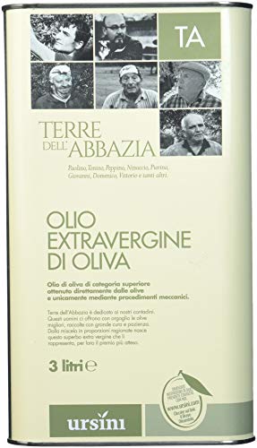 Ursini Olio extra vergine,Terre dell'Abbazia', Natives Olivenöl, 1er Pack (1 x 3000 ml) von Ursini