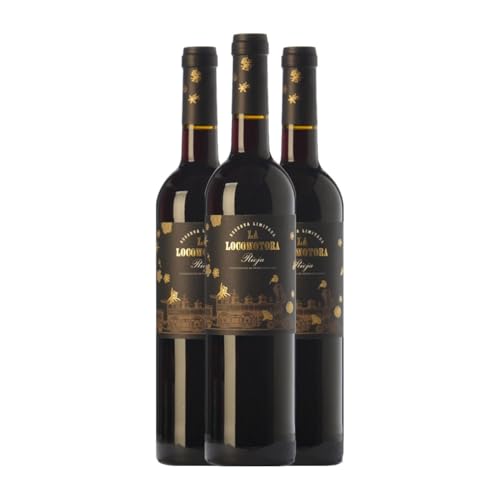 Uvas Felices La Locomotora Tempranillo Rioja Reserve 75 cl Rotwein (Karton mit 3 Flaschen von 75 cl) von Uvas Felices