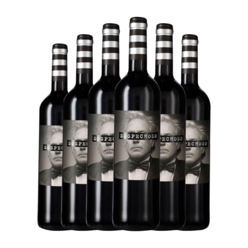 Uvas Felices Sospechoso 75 cl Rotwein (Karton mit 6 Flaschen von 75 cl) von Uvas Felices