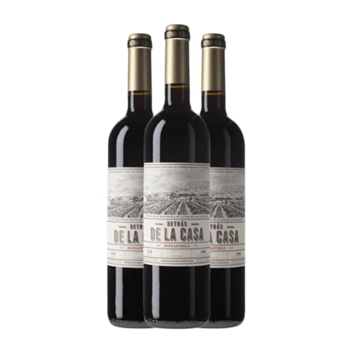 Uvas Felices Viña al Lado de la Casa Detrás de la Casa Monastrell Yecla 75 cl Rotwein (Karton mit 3 Flaschen von 75 cl) von Uvas Felices