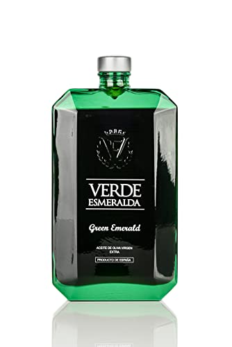 Gourmet-Olivenöl extra vergine Sorte: Picua (Königliche) (500 ml, Green Emerald) von V E VERDE ESMERALDA