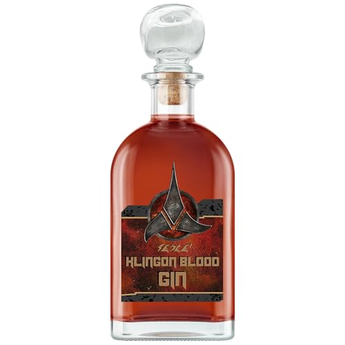 V-SINNE Star Trek Klingon Blood Gin - Limited 4000 Only - Qapla - Blutorange - 500 ml, 40% Vol. von V-SINNE