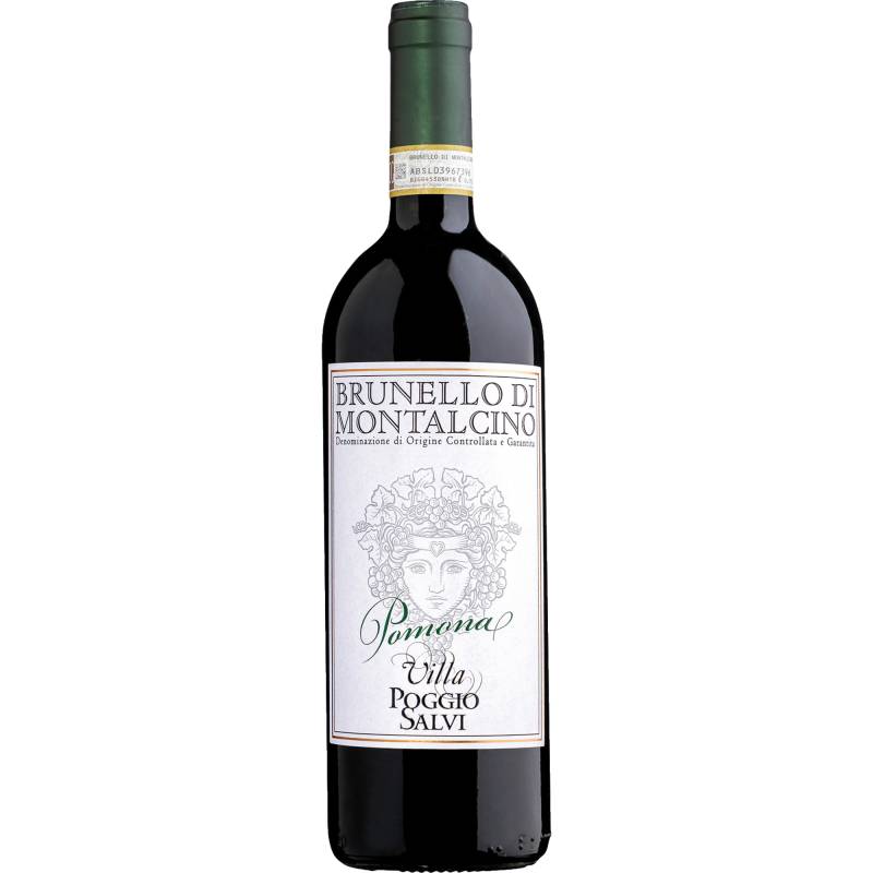 Pomona Brunello Poggio Salvi Cru, Brunello di Montalcino DOCG, 6er Holzkiste, Toskana, 2018, Rotwein von V.P.S. Villa Poggio Salvi S.r.l., IT-53024 Montalcino (SI)