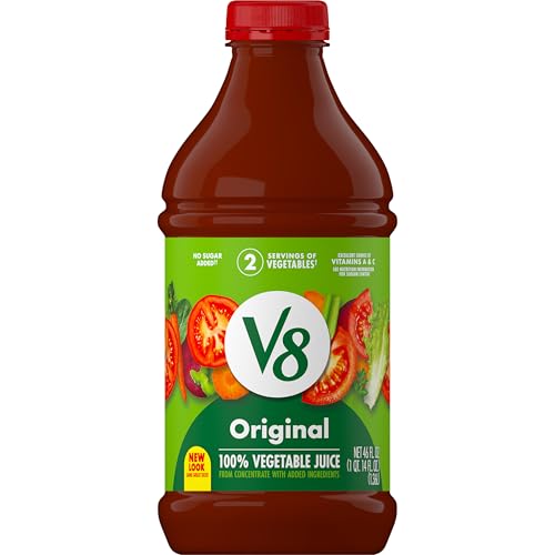 100% Vegetable Juice, Vegetable Blend with Tomato Juice, 46 FL OZ Bottle von V8